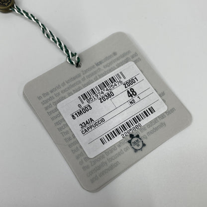 ZANONE ザノーネ 81M003 Z0380 ﾎﾜｲﾄ ｱｲｽｺｯﾄﾝ ﾌﾟﾙｵｰﾊﾞｰﾊﾟｰｶｰ トップス 48