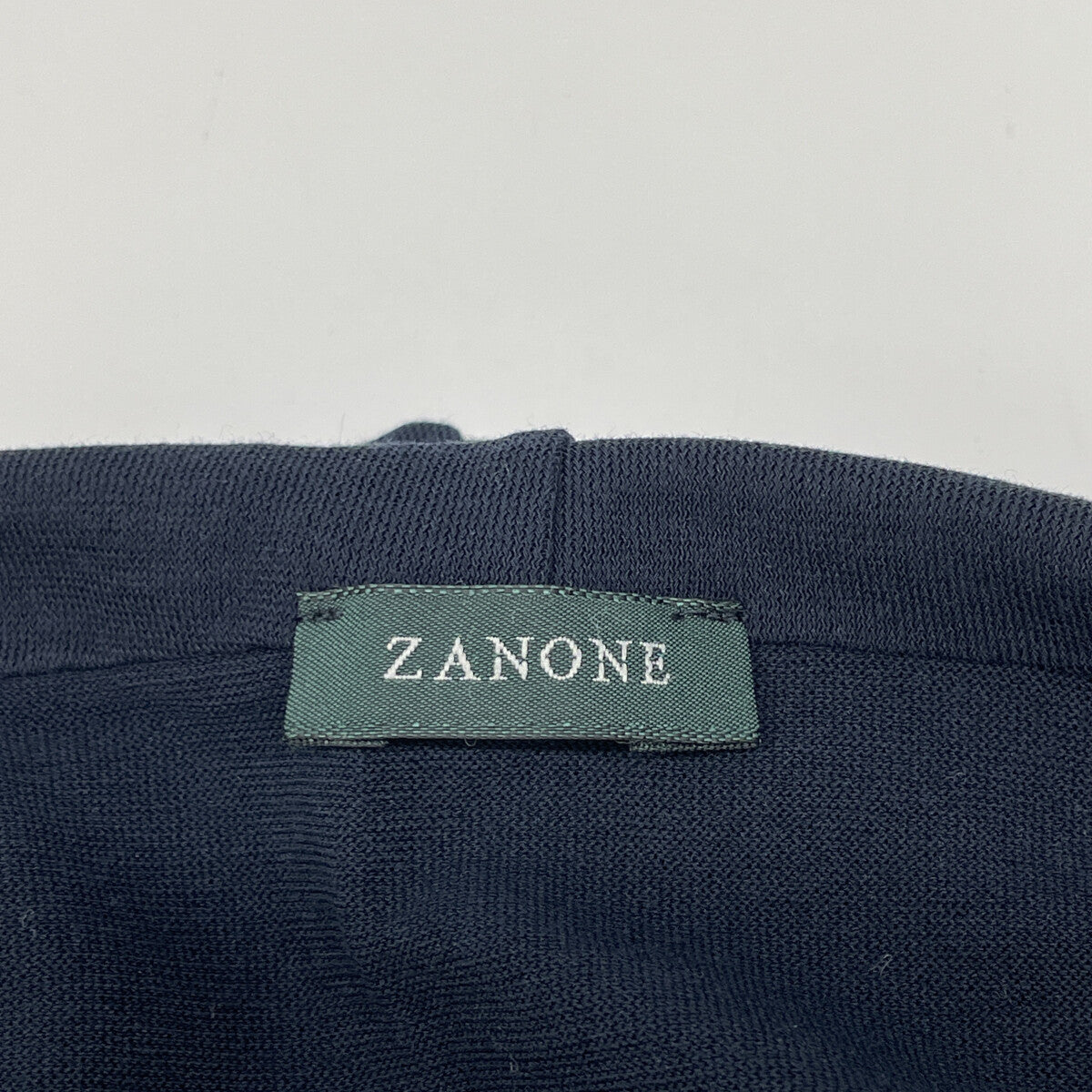 ZANONE ザノーネ 81M003 Z0380 ﾈｲﾋﾞｰ ｱｲｽｺｯﾄﾝ ﾌﾟﾙｵｰﾊﾞｰﾊﾟｰｶｰ トップス 48