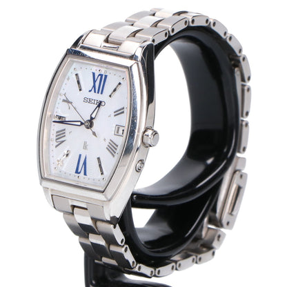 SEIKO セイコー SSVW165 LUKIAルキア ダイヤ入り白蝶貝文字盤 ソーラー電波 腕時計