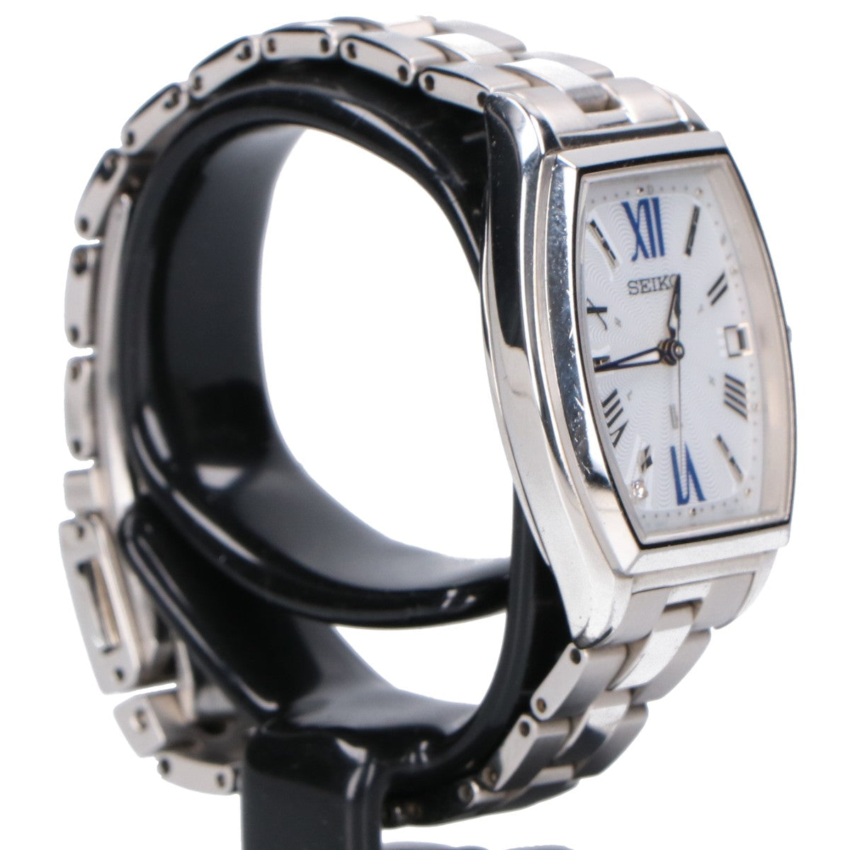 SEIKO セイコー SSVW165 LUKIAルキア ダイヤ入り白蝶貝文字盤 ソーラー電波 腕時計