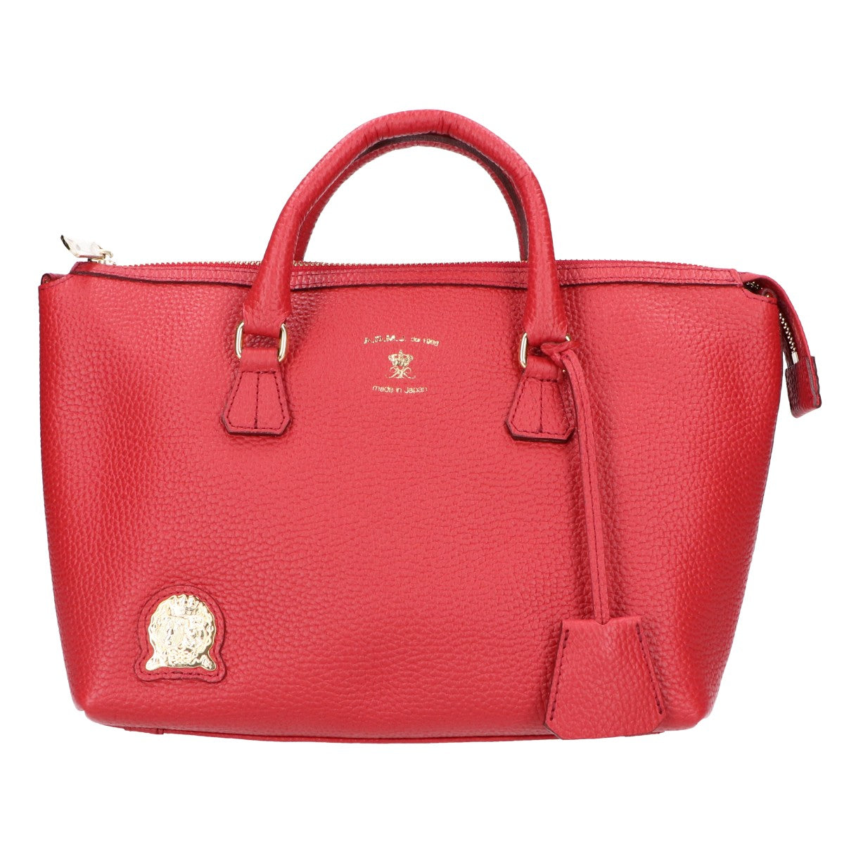 A.D.M.J. Accessoires De Mademoiselle ADMJ 【美品】シュリンクレザー 2WAY ファスナー トートバッグ