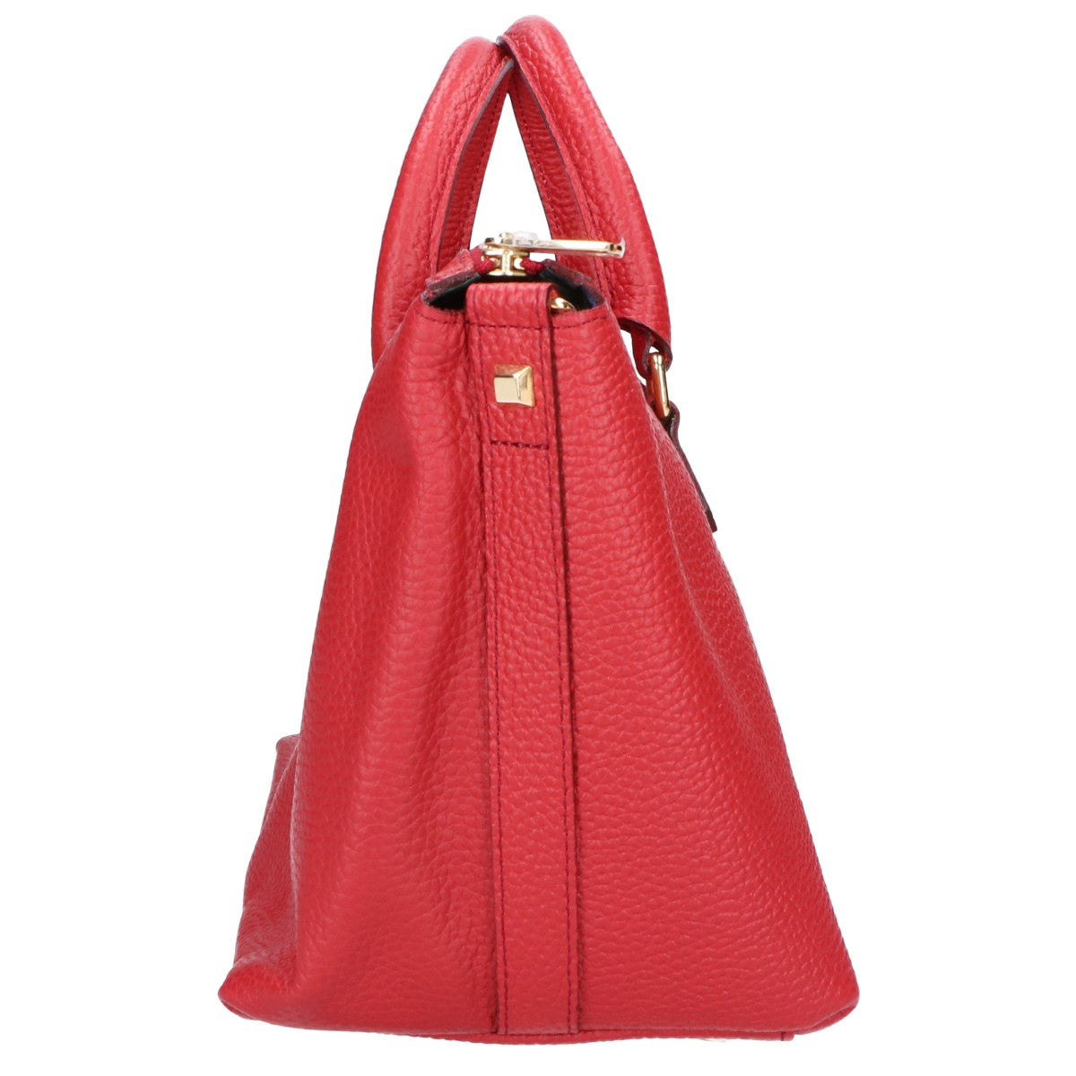 A.D.M.J. Accessoires De Mademoiselle ADMJ 【美品】シュリンクレザー 2WAY ファスナー トートバッグ