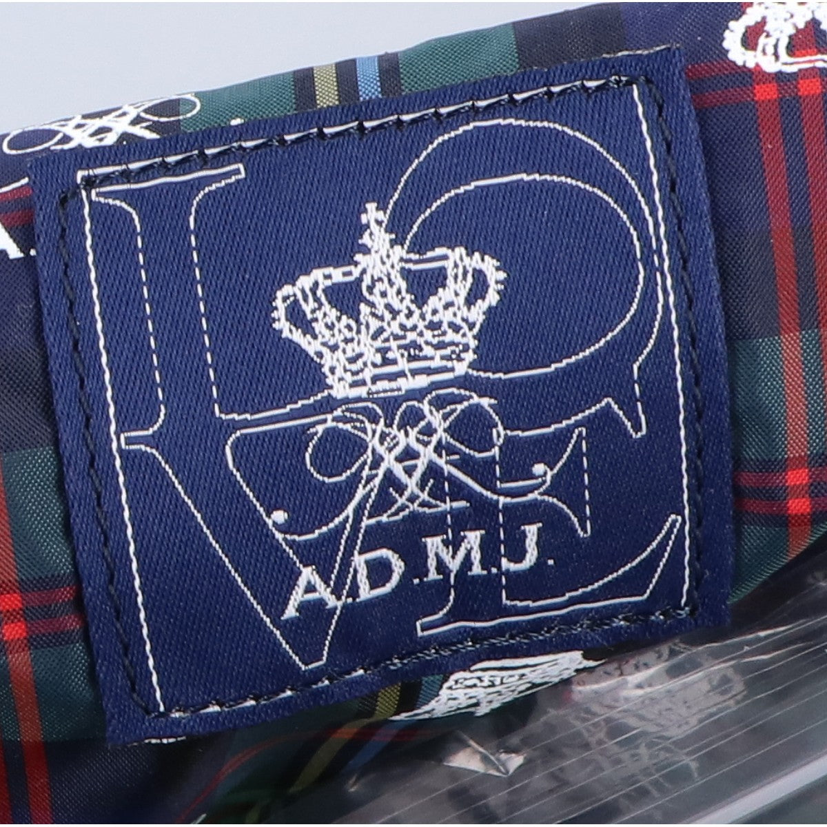 A.D.M.J. Accessoires De Mademoiselle ADMJ 【美品】シュリンクレザー 2WAY ファスナー トートバッグ