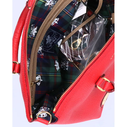 A.D.M.J. Accessoires De Mademoiselle ADMJ 【美品】シュリンクレザー 2WAY ファスナー トートバッグ