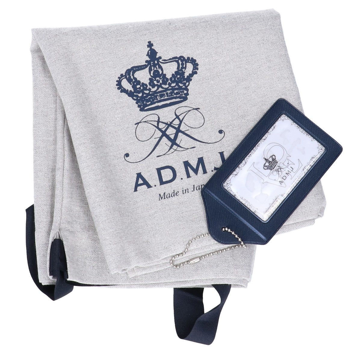 A.D.M.J. Accessoires De Mademoiselle ADMJ 【新品未使用】牛革 ボストンバッグ