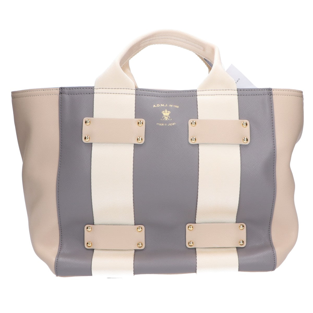 A.D.M.J. Accessoires De Mademoiselle ADMJ 【新品同様】17SA01010 型押しレザー デイリー トートバッグ