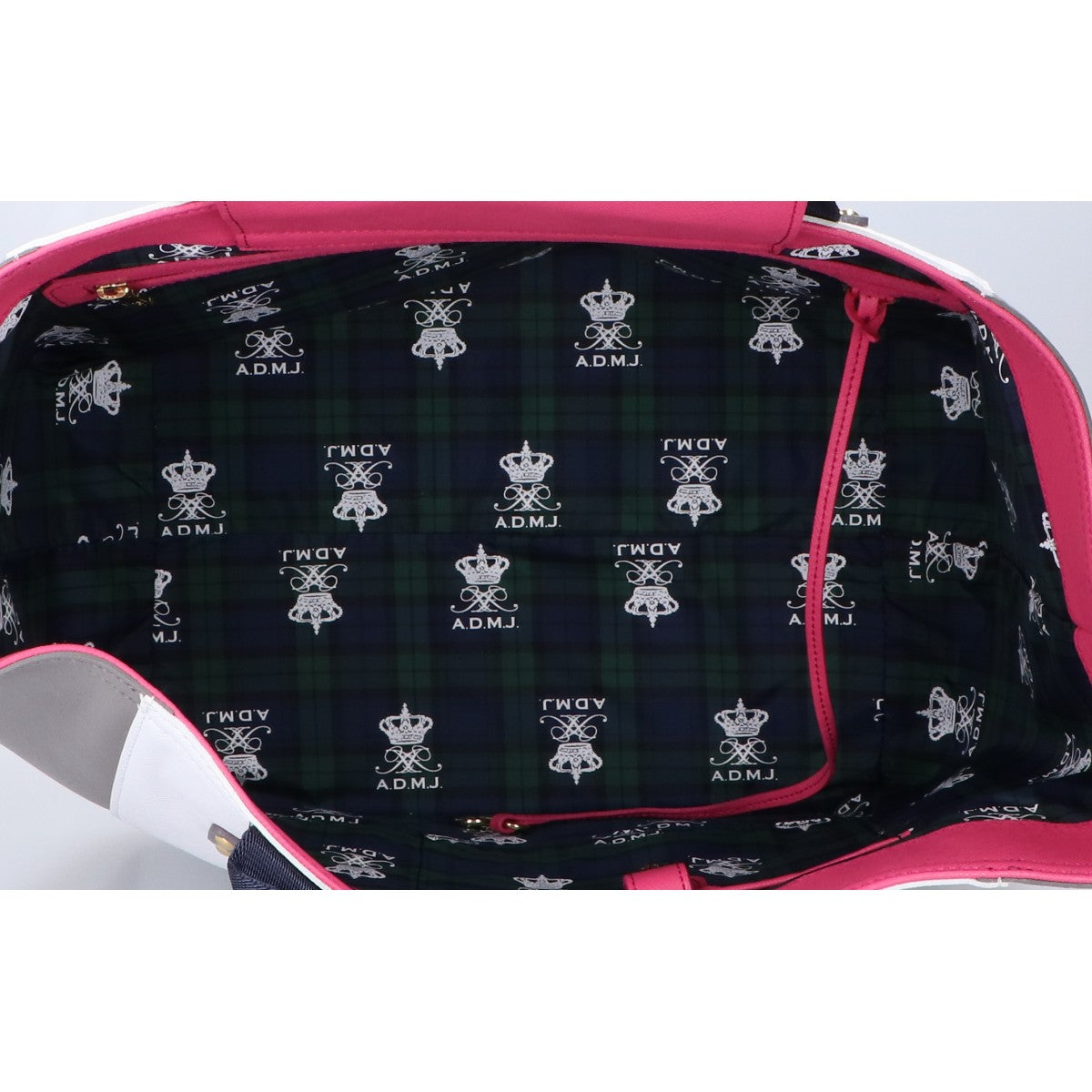 A.D.M.J. Accessoires De Mademoiselle ADMJ 【新品同様】17SA01010 CARRERA SOFT DAILY TOTE BAG キオリーノテクノロジー社ダノビオ 牛革 トートバッグ