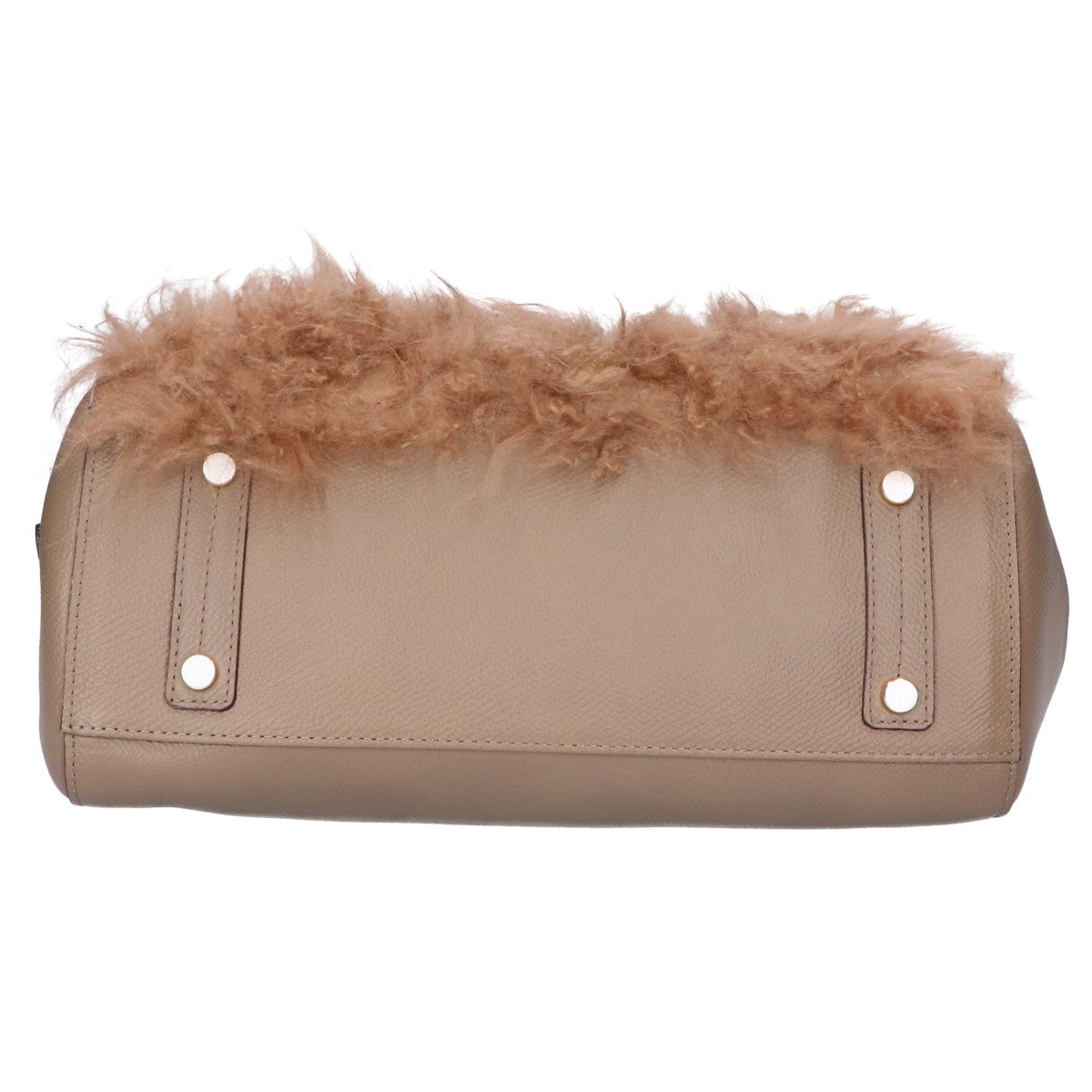 A.D.M.J. Accessoires De Mademoiselle ADMJ 【新品同様】14WS01030 カシミヤ/牛革 トートバッグ