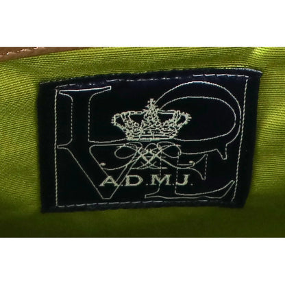 A.D.M.J. Accessoires De Mademoiselle ADMJ 【新品同様】14WS01030 カシミヤ/牛革 トートバッグ