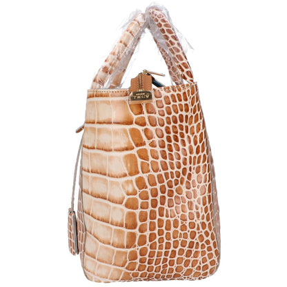 A.D.M.J. Accessoires De Mademoiselle ADMJ 【新品未使用】15AWS01007SC クロコ型押しカーフ 2WAY トートバッグ