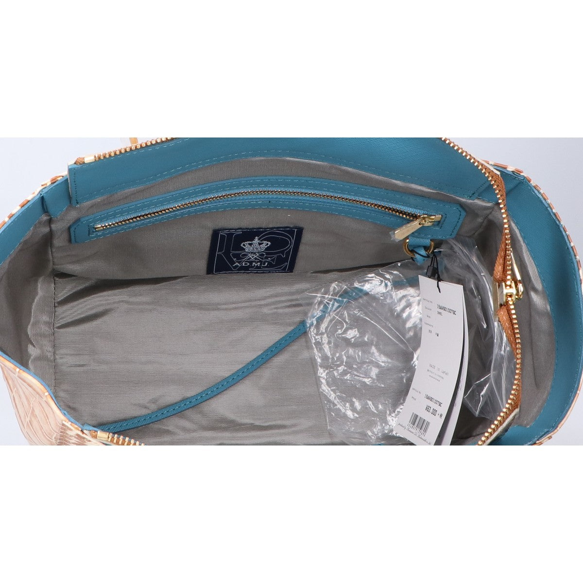 A.D.M.J. Accessoires De Mademoiselle ADMJ 【新品未使用】15AWS01007SC クロコ型押しカーフ 2WAY トートバッグ