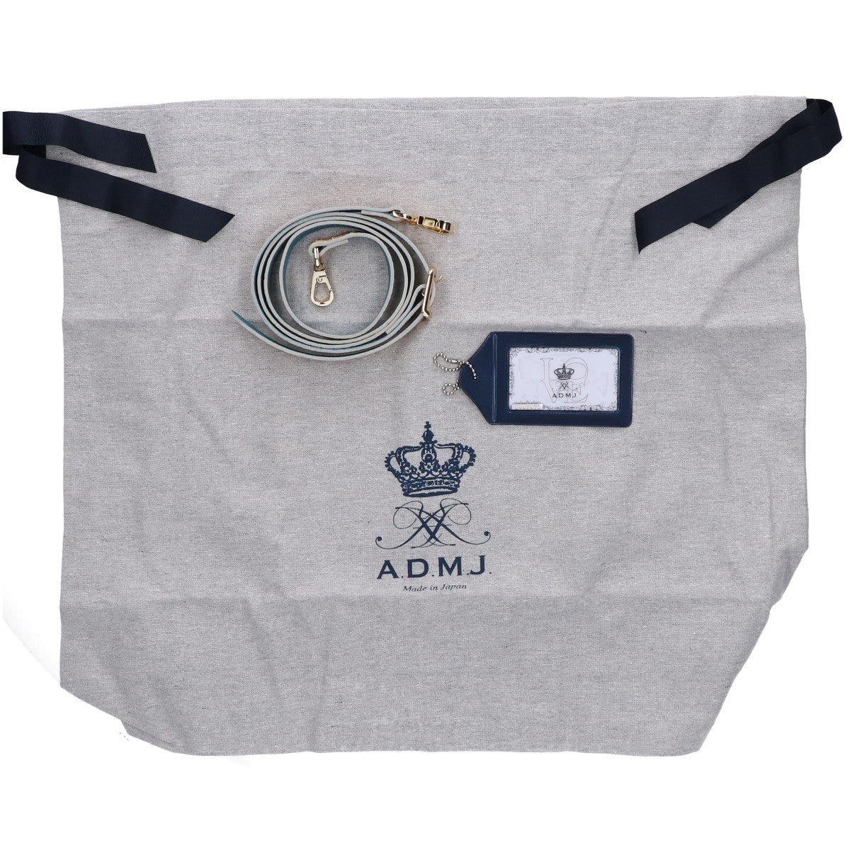 A.D.M.J. Accessoires De Mademoiselle ADMJ 【新品未使用】15AWS01007SC クロコ型押しカーフ 2WAY トートバッグ