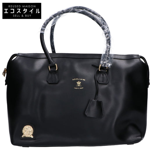 A.D.M.J. Accessoires De Mademoiselle ADMJ 【新品未使用】スムースレザー ボストンバッグ