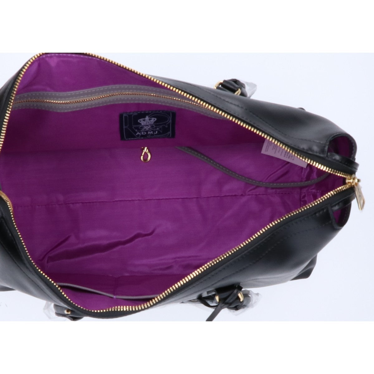 A.D.M.J. Accessoires De Mademoiselle ADMJ 【新品未使用】スムースレザー ボストンバッグ