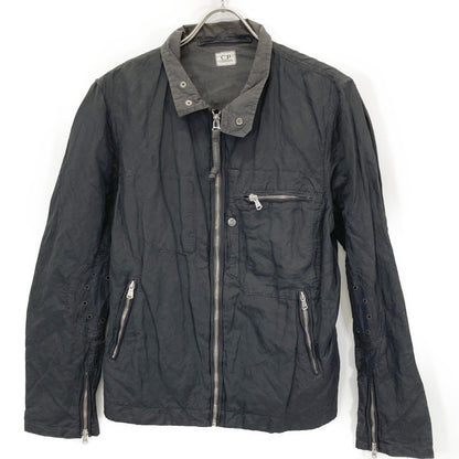 C.P.COMPANY シーピーカンパニー ﾌﾞﾗｯｸ ｵｰﾊﾞｰﾀﾞｲ ｽﾀﾝﾄﾞｶﾗｰｼﾞｬｹｯﾄ ジャケット 46