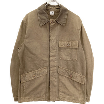 C.P.COMPANY シーピーカンパニー ﾌﾞﾗｳﾝ 3つﾎﾟｹ ｺｯﾄﾝｶﾊﾞｰｵｰﾙ ジャケット 46