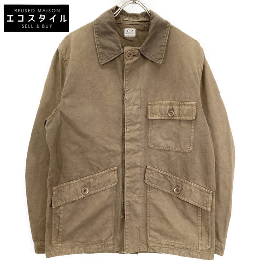 C.P.COMPANY シーピーカンパニー ﾌﾞﾗｳﾝ 3つﾎﾟｹ ｺｯﾄﾝｶﾊﾞｰｵｰﾙ ジャケット 46