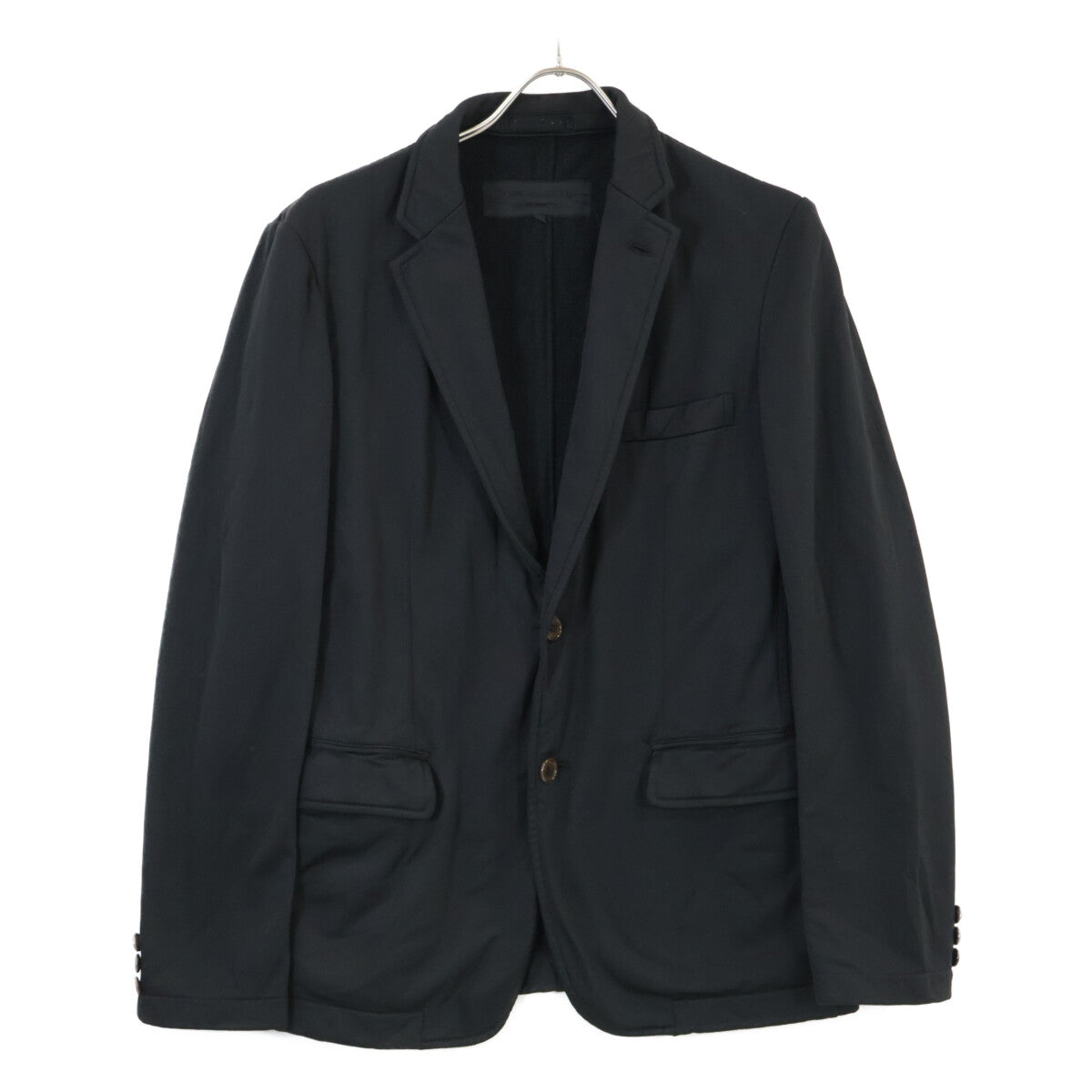 COMMEdesGARCONS HOMME コムデギャルソンオム 10年製 HG-T024 ﾌﾞﾗｯｸ ﾎﾟﾘ縮絨 2Bﾃｰﾗｰﾄﾞｼﾞｬｹｯﾄ ジャケット XS