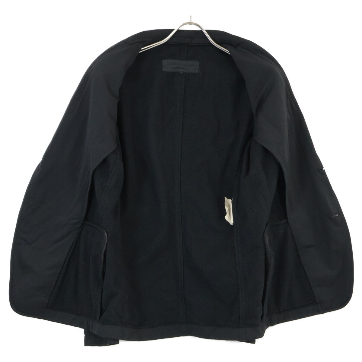 COMMEdesGARCONS HOMME コムデギャルソンオム 10年製 HG-T024 ﾌﾞﾗｯｸ ﾎﾟﾘ縮絨 2Bﾃｰﾗｰﾄﾞｼﾞｬｹｯﾄ ジャケット XS