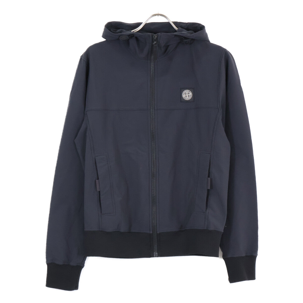 STONE ISLAND ストーンアイランド 【国内正規】581561055 ソフトシェル ジップアップ フーディ ジャケット S