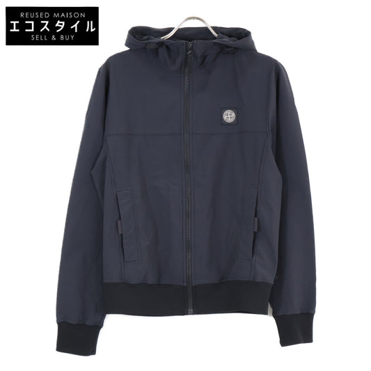 STONE ISLAND ストーンアイランド 【国内正規】581561055 ソフトシェル ジップアップ フーディ ジャケット S