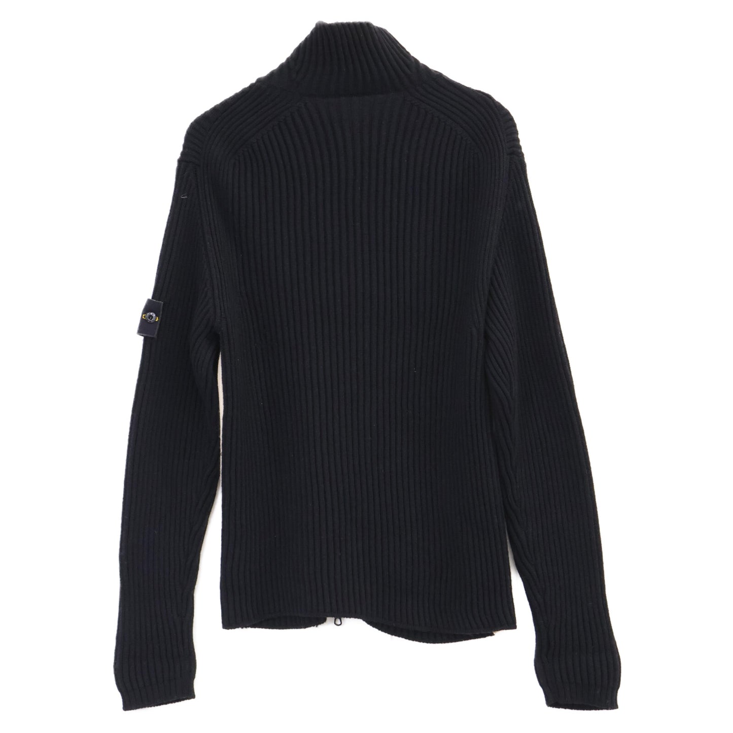 STONE ISLAND ストーンアイランド 【国内正規】00's 41155990 ウール ジップアップ リブニット ジャケット M