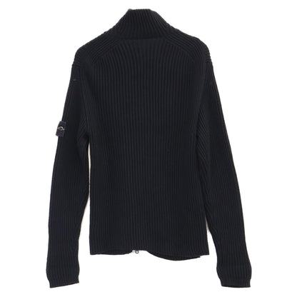 STONE ISLAND ストーンアイランド 【国内正規】00's 41155990 ウール ジップアップ リブニット ジャケット M