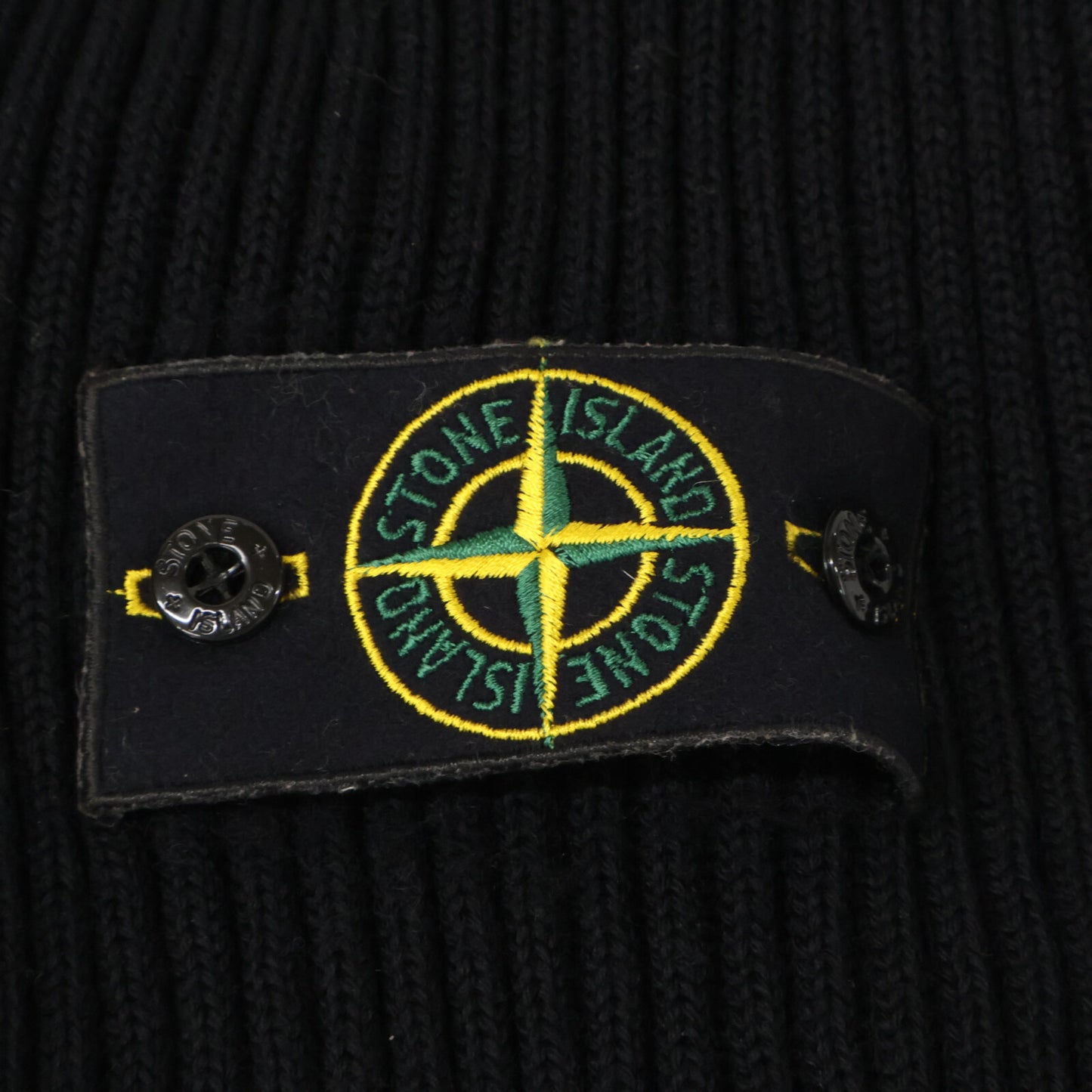 STONE ISLAND ストーンアイランド 【国内正規】00's 41155990 ウール ジップアップ リブニット ジャケット M