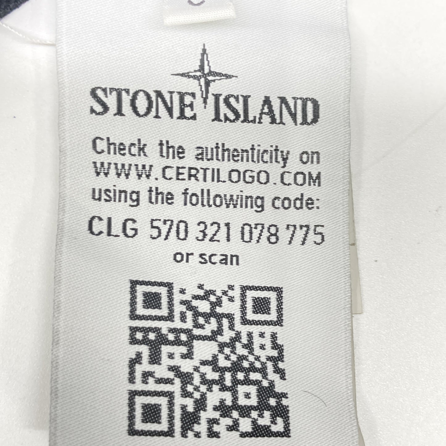 STONE ISLAND ストーンアイランド 701521212 ﾌﾞﾗｯｸ ﾛｺﾞﾊﾟｯﾁ ｸﾙｰﾈｯｸ L/Sｶｯﾄｿｰ トップス S