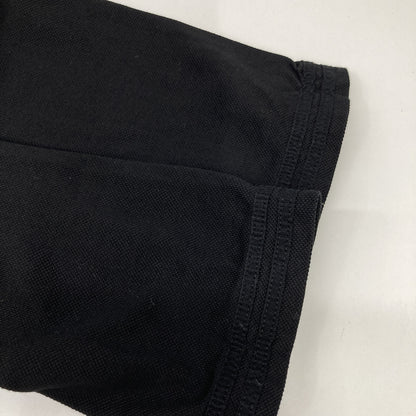 STONE ISLAND ストーンアイランド 701521212 ﾌﾞﾗｯｸ ﾛｺﾞﾊﾟｯﾁ ｸﾙｰﾈｯｸ L/Sｶｯﾄｿｰ トップス S