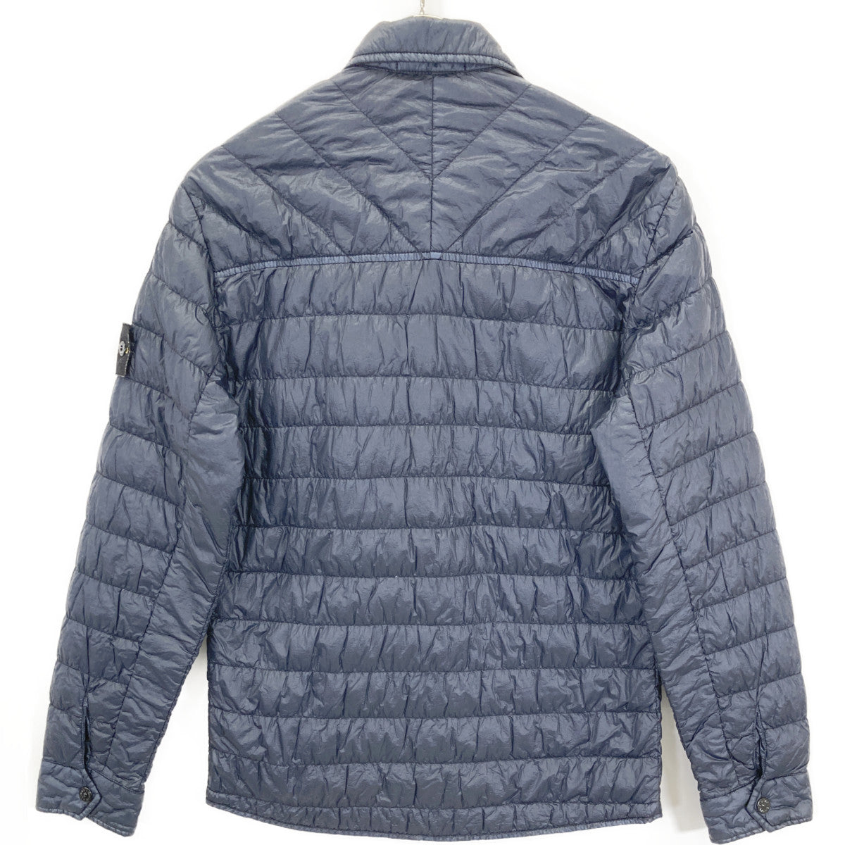 STONE ISLAND ストーンアイランド 631510424 ﾈｲﾋﾞｰ ｶﾞｰﾒﾝﾄﾀﾞｲ 長袖ﾀﾞｳﾝ ｼｬﾂ ｼﾞｬｹｯﾄ ジャケット S