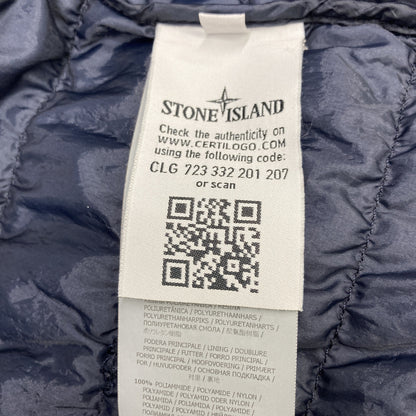 STONE ISLAND ストーンアイランド 631510424 ﾈｲﾋﾞｰ ｶﾞｰﾒﾝﾄﾀﾞｲ 長袖ﾀﾞｳﾝ ｼｬﾂ ｼﾞｬｹｯﾄ ジャケット S