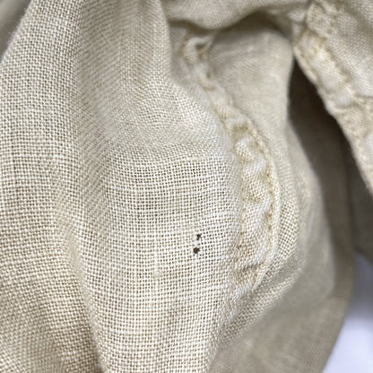 STONE ISLAND ストーンアイランド 561510501 ﾍﾞｰｼﾞｭ ﾘﾈﾝ ﾛﾝｸﾞｽﾘｰﾌﾞｼｬﾂ トップス S