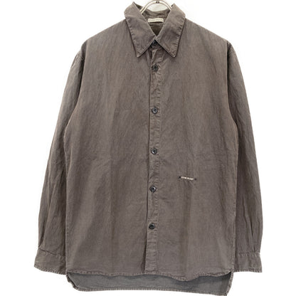 STONE ISLAND ストーンアイランド 31151514 ﾌﾞﾗｳﾝ ｵｰﾊﾞｰﾀﾞｲ ﾀｲﾌﾟﾗｲﾀｰｺｯﾄﾝｼｬﾂ トップス S