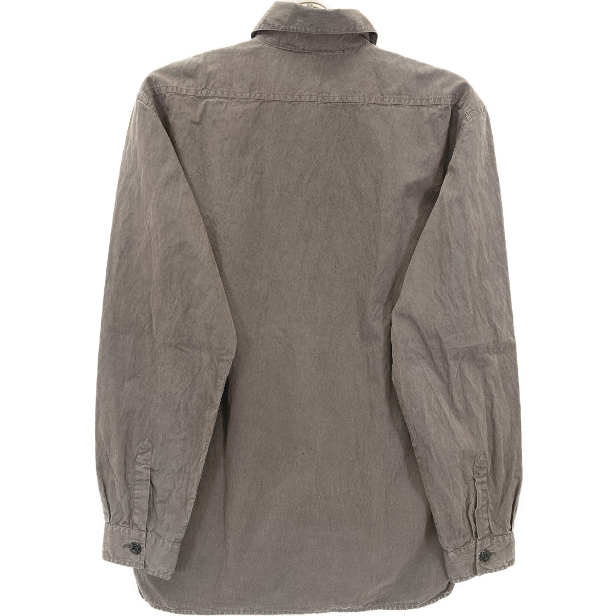 STONE ISLAND ストーンアイランド 31151514 ﾌﾞﾗｳﾝ ｵｰﾊﾞｰﾀﾞｲ ﾀｲﾌﾟﾗｲﾀｰｺｯﾄﾝｼｬﾂ トップス S