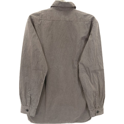 STONE ISLAND ストーンアイランド 31151514 ﾌﾞﾗｳﾝ ｵｰﾊﾞｰﾀﾞｲ ﾀｲﾌﾟﾗｲﾀｰｺｯﾄﾝｼｬﾂ トップス S