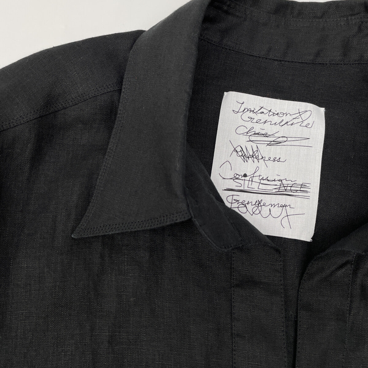 Chaos カオス 25年製 CH209130ER ﾌﾞﾗｯｸ ﾘﾈﾝ ｱｶﾞｻﾁｬﾝﾊﾟｶﾜﾝﾋﾟｰｽ ワンピース F