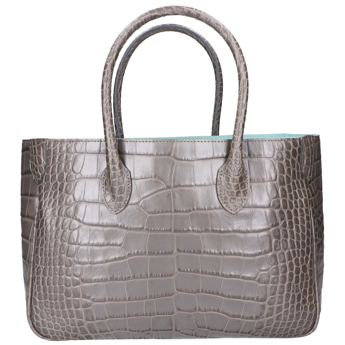 A.D.M.J. Accessoires De Mademoiselle ADMJ 【美品】NEW BASIC TOTE クロコ型押しレザー トートバッグ