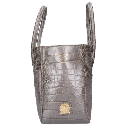 A.D.M.J. Accessoires De Mademoiselle ADMJ 【美品】NEW BASIC TOTE クロコ型押しレザー トートバッグ