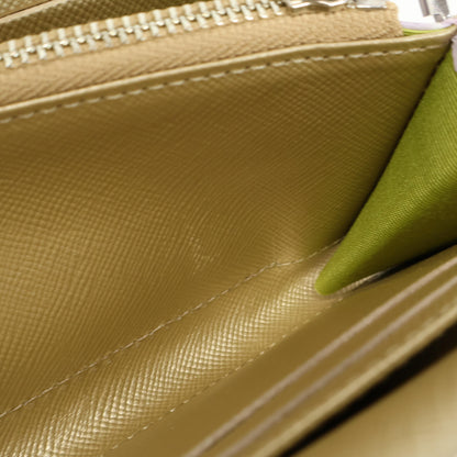 A.D.M.J. Accessoires De Mademoiselle ADMJ 【美品】牛革クロコダイル型押し クリスタル がま口 ロングウォレット 長財布（小銭入れあり）