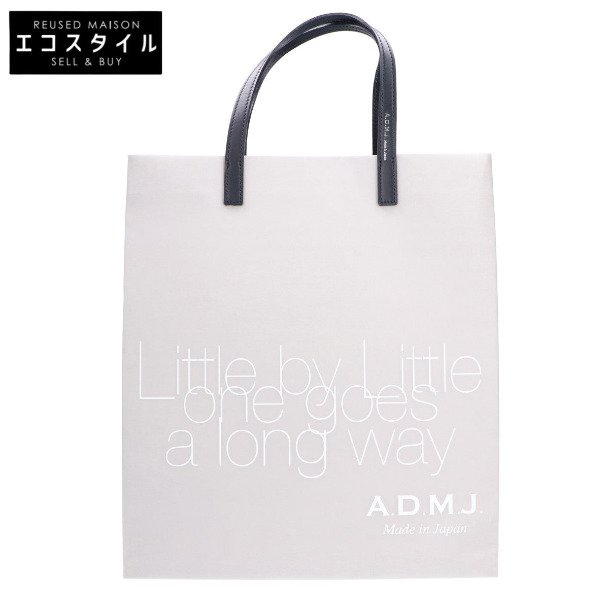 A.D.M.J. Accessoires De Mademoiselle ADMJ 【新品同様】24SS01031a テクソンヴォーグ スクエア トートバッグ M