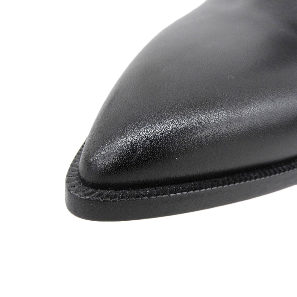 Christian Louboutin クリスチャンルブタン 新品同様 トリプルモンク ストラップ レザー ショート ブーツ シューズ メンズ ブラック 40 シューズ 40