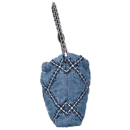 CHANEL シャネル 新品同様 AS3980 ウォッシュドデニム SV金具 シャネル22 2way ミニ チェーンショルダー ハンドバッグ