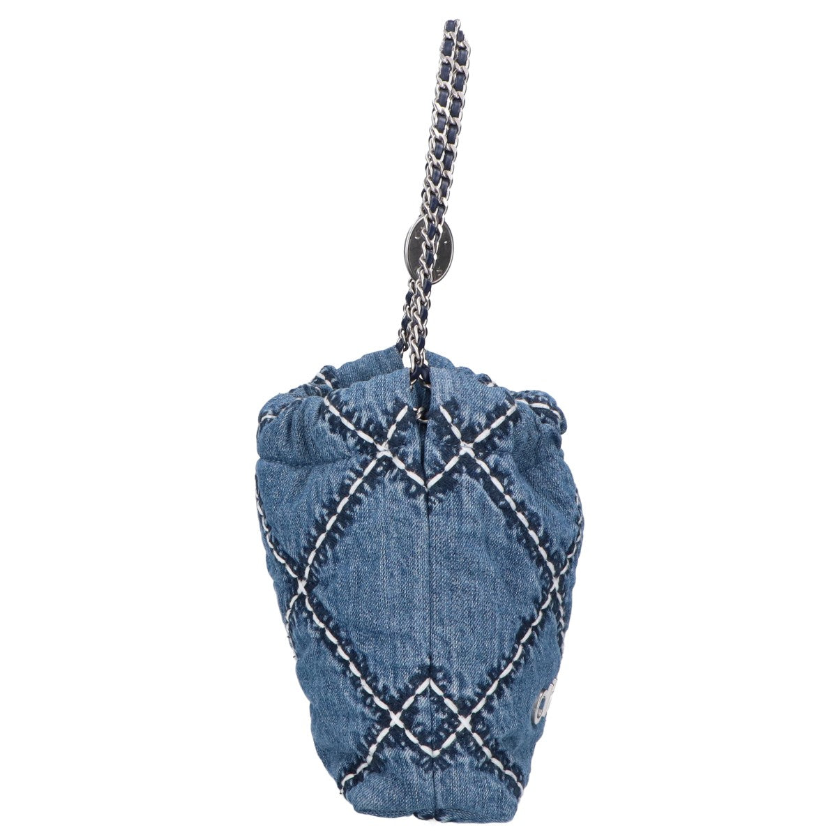 CHANEL シャネル 新品同様 AS3980 ウォッシュドデニム SV金具 シャネル22 2way ミニ チェーンショルダー ハンドバッグ