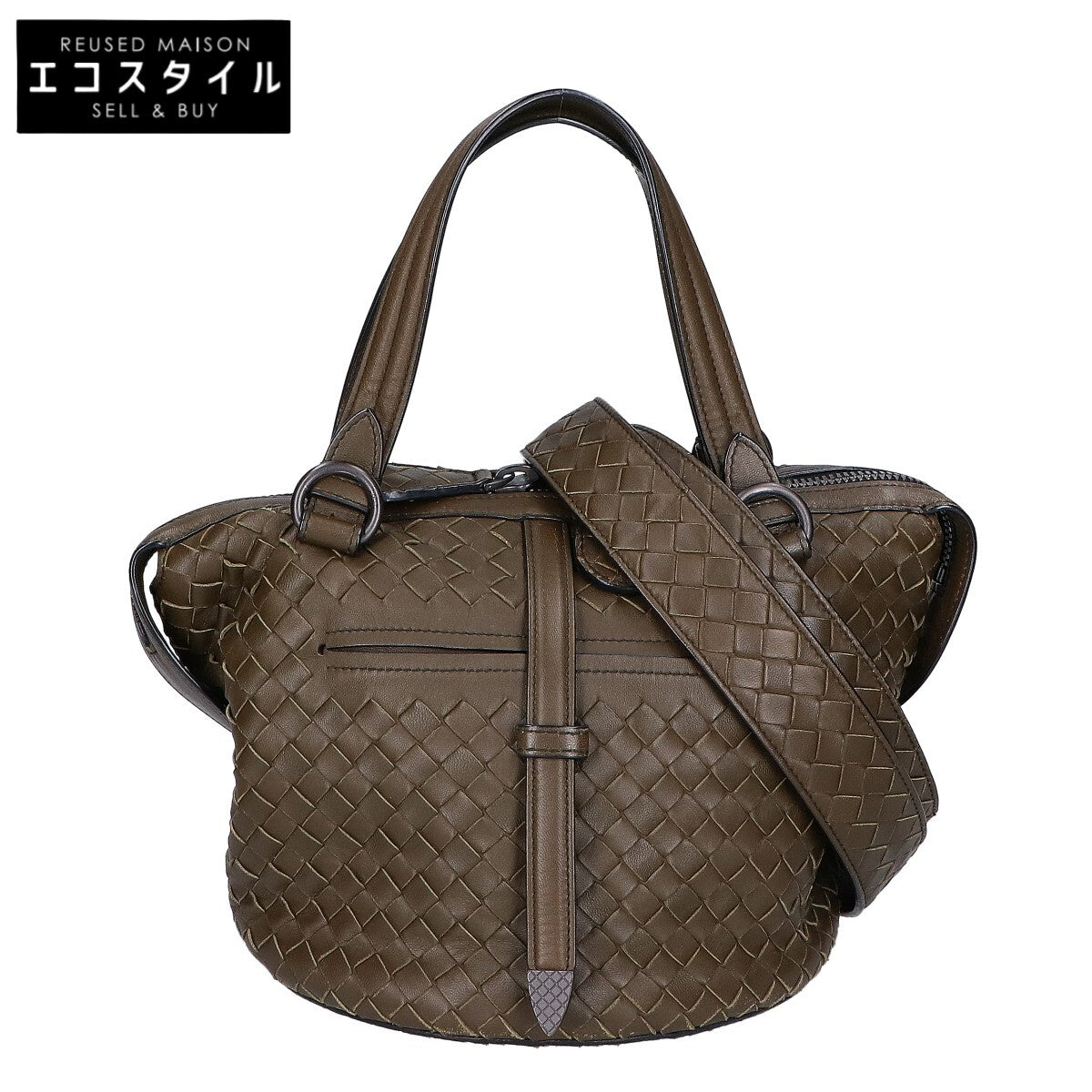 BOTTEGA VENETA ボッテガヴェネタ タンブーラ イントレチャートレザー 2WAY トートバッグ