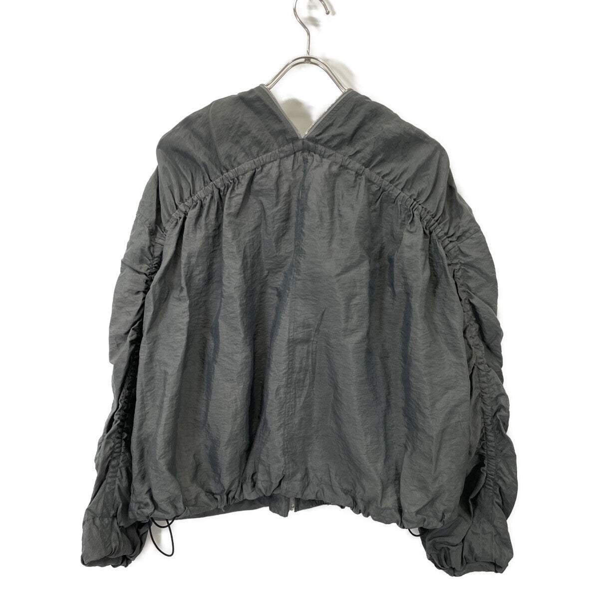 CURRENTAGE カレンテージ 別注 A2551FJM704 ｸﾞﾚｰ ﾚｰﾖﾝ×ﾅｲﾛﾝ ﾌﾙｼﾞｯﾌﾟ ﾐﾘﾀﾘｰﾌﾞﾙｿﾞﾝ ジャケット 表記無し