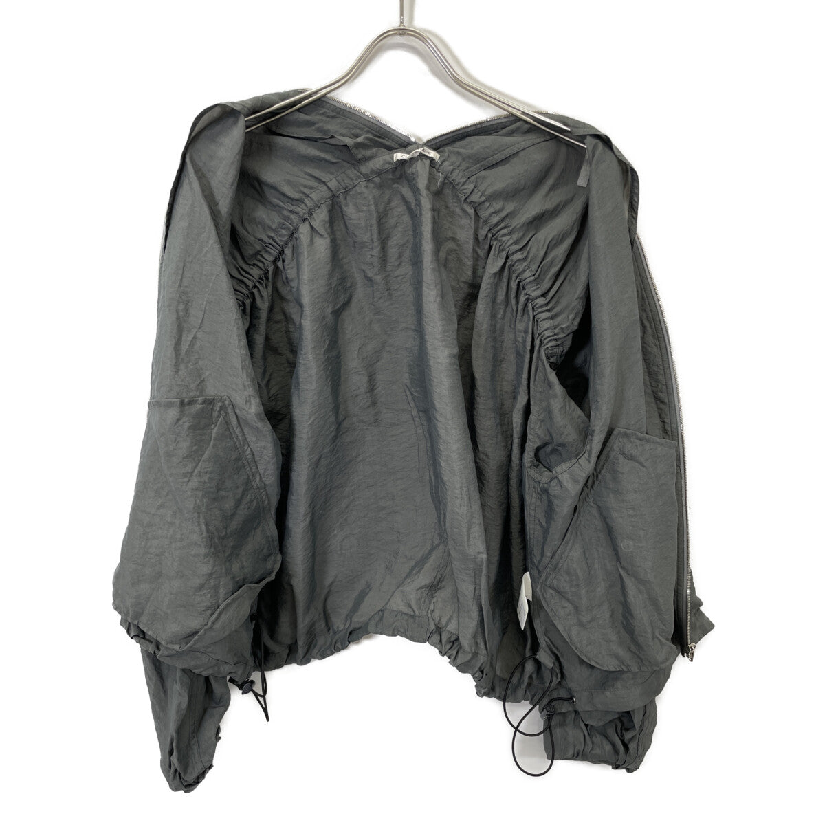 CURRENTAGE カレンテージ 別注 A2551FJM704 ｸﾞﾚｰ ﾚｰﾖﾝ×ﾅｲﾛﾝ ﾌﾙｼﾞｯﾌﾟ ﾐﾘﾀﾘｰﾌﾞﾙｿﾞﾝ ジャケット 表記無し