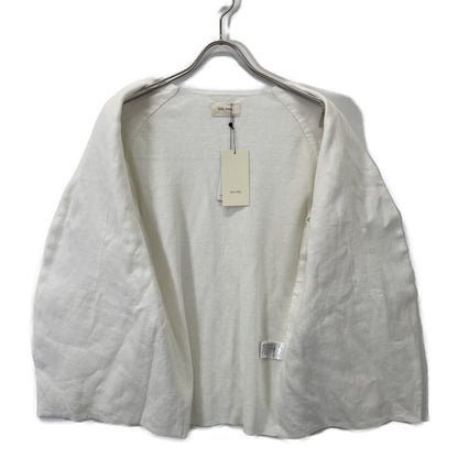 DES PRES デプレ 25SS 22-07-51-07209 ﾎﾜｲﾄ ﾘﾈﾝ100 ﾌｧﾌﾞﾘｯｸｺﾝﾋﾞ Vｶﾗｰｼﾞｬｹｯﾄ ジャケット F