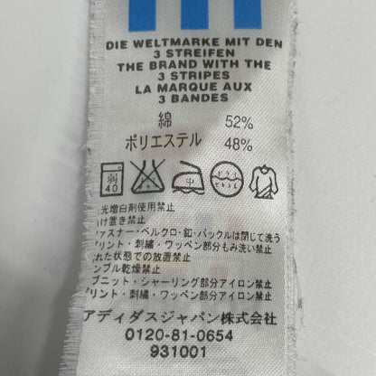 adidas アディダス ﾘﾐﾃｯﾄﾞｴﾃﾞｨｼｮﾝ 00s All Blacks刺繍 ﾍﾞｰｼﾞｭ×ﾌﾞﾗｯｸ ﾄﾚﾌｫｲﾙ ﾄﾗｯｸｼﾞｬｹｯﾄ ジャケット M