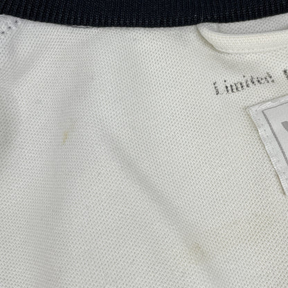 adidas アディダス ﾘﾐﾃｯﾄﾞｴﾃﾞｨｼｮﾝ 00s All Blacks刺繍 ﾍﾞｰｼﾞｭ×ﾌﾞﾗｯｸ ﾄﾚﾌｫｲﾙ ﾄﾗｯｸｼﾞｬｹｯﾄ ジャケット M